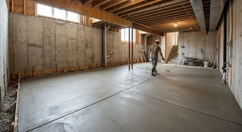 Concrete Basement Pouring in Greenville, SC