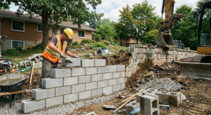 Concrete Blocks Installation in Norwalk, CT