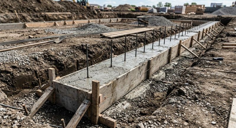Foundation Footer Installation in Fredericksburg, VA