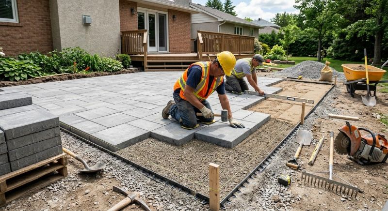 Paver Patio Installation in Boston, MA